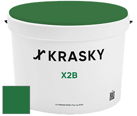 Краска X2B X Krasky глубокоматовая краска для потолков цвет NCS S 3560-G10Y 