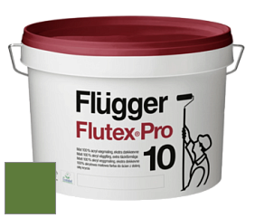 Краска Flugger Flutex Pro 10 матовая моющаяся краска цвет NCS S 3560-G30Y 
