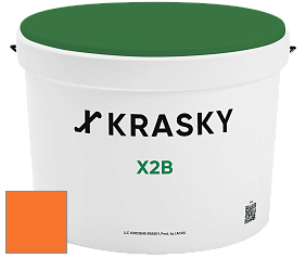 Краска X2B X Krasky глубокоматовая краска для потолков цвет NCS S 0585-Y50R 