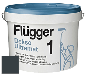 Краска Flugger Dekso 1 ультраматовая краска цвет RAL 7016 