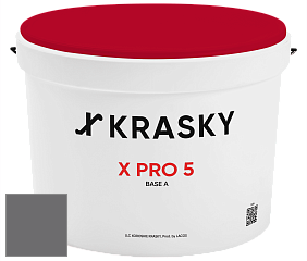 Краска X PRO 5 X Krasky матовая краска для стен и потолков цвет NCS S 6502-R50B 