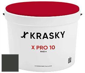 Краска X Pro 10 X Krasky матовая краска для стен и потолков цвет RAL 6015 