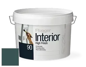 Краска Flugger Interior High Finish 90 акриловая глянцевая эмаль цвет NCS S 7020-B50G 