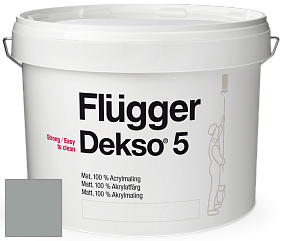 Краска Flugger Dekso 5 матовая краска цвет 5546 