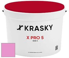 Краска X PRO 5 X Krasky матовая краска для стен и потолков цвет 1436 