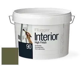 Краска Flugger Interior High Finish 90 акриловая глянцевая эмаль цвет NCS S 6030-G50Y 