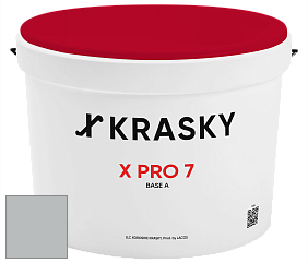 Краска X Pro 7 X Krasky матовая краска для стен и потолков цвет NCS S 2502-B50G 