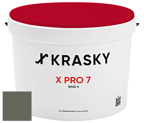 Краска X Pro 7 X Krasky матовая краска для стен и потолков цвет 4508 
