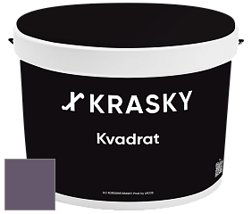 Краска X2B Kvadrat X Krasky матовая краска для потолков глубокого чёрного цвета цвет NCS S 6020-R50B 