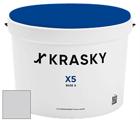 Краска X5 X Krasky матовая краска для стен и потолков цвет NCS S 1502-R50B 