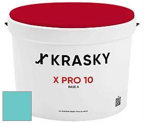 Краска X Pro 10 X Krasky матовая краска для стен и потолков цвет NCS S 1040-B40G 