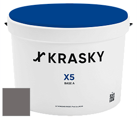 Краска X5 X Krasky матовая краска для стен и потолков цвет NCS S 6502-R 