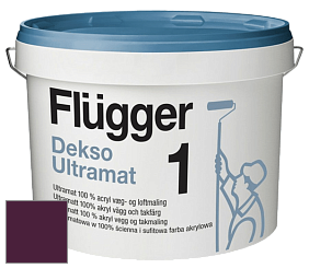 Краска Flugger Dekso 1 ультраматовая краска цвет RAL 4007 