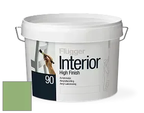 Краска Flugger Interior High Finish 90 акриловая глянцевая эмаль цвет NCS S 2040-G30Y 