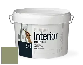 Краска Flugger Interior High Finish 90 акриловая глянцевая эмаль цвет NCS S 4020-G50Y 