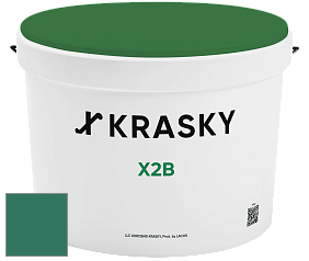 Краска X2B X Krasky глубокоматовая краска для потолков цвет RAL 6000 