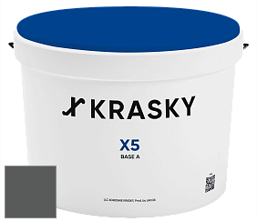 Краска X5 X Krasky матовая краска для стен и потолков цвет NCS S 7502-G 