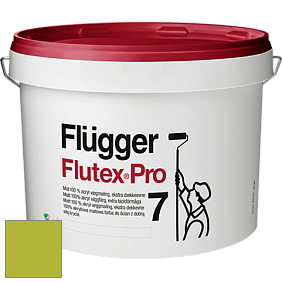 Краска Flugger Flutex Pro 7 матовая краска цвет NCS S 1070-G50Y 