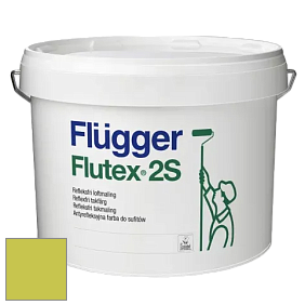 Краска Flugger Flutex 2S глубоко матовая краска цвет NCS S 1060-G60Y 