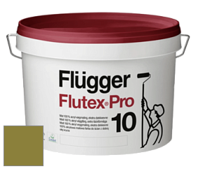 Краска Flugger Flutex Pro 10 матовая моющаяся краска цвет NCS S 4050-G70Y 