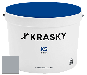 Краска X5 X Krasky матовая краска для стен и потолков цвет 5515 