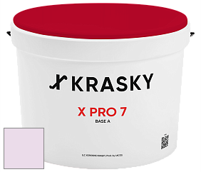 Краска X Pro 7 X Krasky матовая краска для стен и потолков цвет NCS S 0515-R40B 