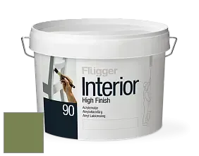 Краска Flugger Interior High Finish 90 акриловая глянцевая эмаль цвет NCS S 4040-G40Y 