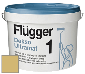 Краска Flugger Dekso 1 ультраматовая краска цвет RAL 1002 