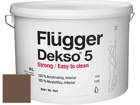 Краска Flugger Dekso 5 матовая краска цвет 4358 