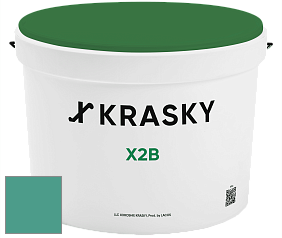 Краска X2B X Krasky глубокоматовая краска для потолков цвет NCS S 3040-B80G 
