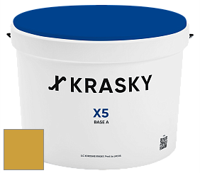Краска X5 X Krasky матовая краска для стен и потолков цвет NCS S 2060-Y 