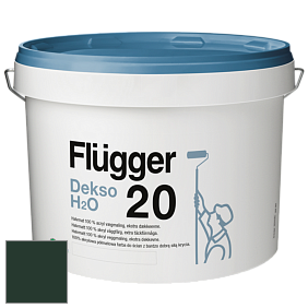 Краска Flugger Dekso H2O 20 полуматовая краска цвет RAL 6009 
