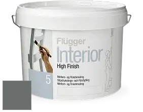 Краска Flugger Interior High Finish 5 матовая акриловая краска-грунт цвет NCS S 6502-G 