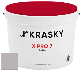 Краска X Pro 7 X Krasky матовая краска для стен и потолков цвет 5436 