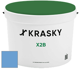 Краска X2B X Krasky глубокоматовая краска для потолков цвет NCS S 1550-R80B 
