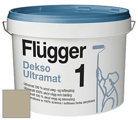 Краска Flugger Dekso 1 ультраматовая краска цвет NCS S 3010-G90Y 