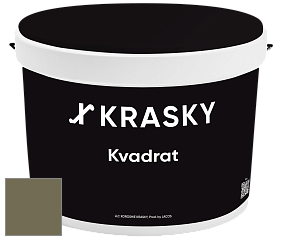 Краска X2B Kvadrat X Krasky матовая краска для потолков глубокого чёрного цвета цвет NCS S 6020-G70Y 