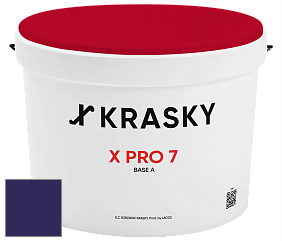 Краска X Pro 7 X Krasky матовая краска для стен и потолков цвет RAL 5022 