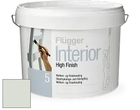 Краска Flugger Interior High Finish 5 матовая акриловая краска-грунт цвет NCS S 1005-G30Y 
