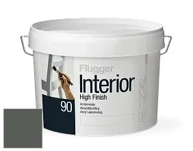 Краска Flugger Interior High Finish 90 акриловая глянцевая эмаль цвет RAL 7010 