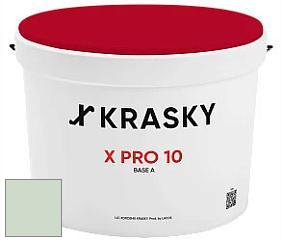 Краска X Pro 10 X Krasky матовая краска для стен и потолков цвет NCS S 1010-G10Y 
