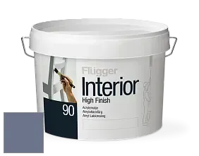Краска Flugger Interior High Finish 90 акриловая глянцевая эмаль цвет NCS S 5020-R70B 