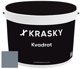 Краска X2B Kvadrat X Krasky матовая краска для потолков глубокого чёрного цвета цвет NCS S 5010-R90B 