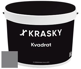 Краска X2B Kvadrat X Krasky матовая краска для потолков глубокого чёрного цвета цвет NCS S 5502-R50B 
