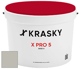 Краска X PRO 5 X Krasky матовая краска для стен и потолков цвет NCS S 2502-Y 