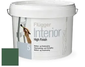 Краска Flugger Interior High Finish 5 матовая акриловая краска-грунт цвет NCS S 6030-G10Y 