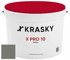 Краска X Pro 10 X Krasky матовая краска для стен и потолков цвет NCS S 6005-G50Y 