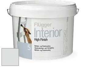 Краска Flugger Interior High Finish 5 матовая акриловая краска-грунт цвет NCS S 1001-B 