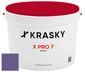 Краска X Pro 7 X Krasky матовая краска для стен и потолков цвет 2447 