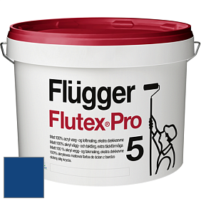 Краска Flugger Flutex Pro 5 матовая краска цвет RAL 5010 